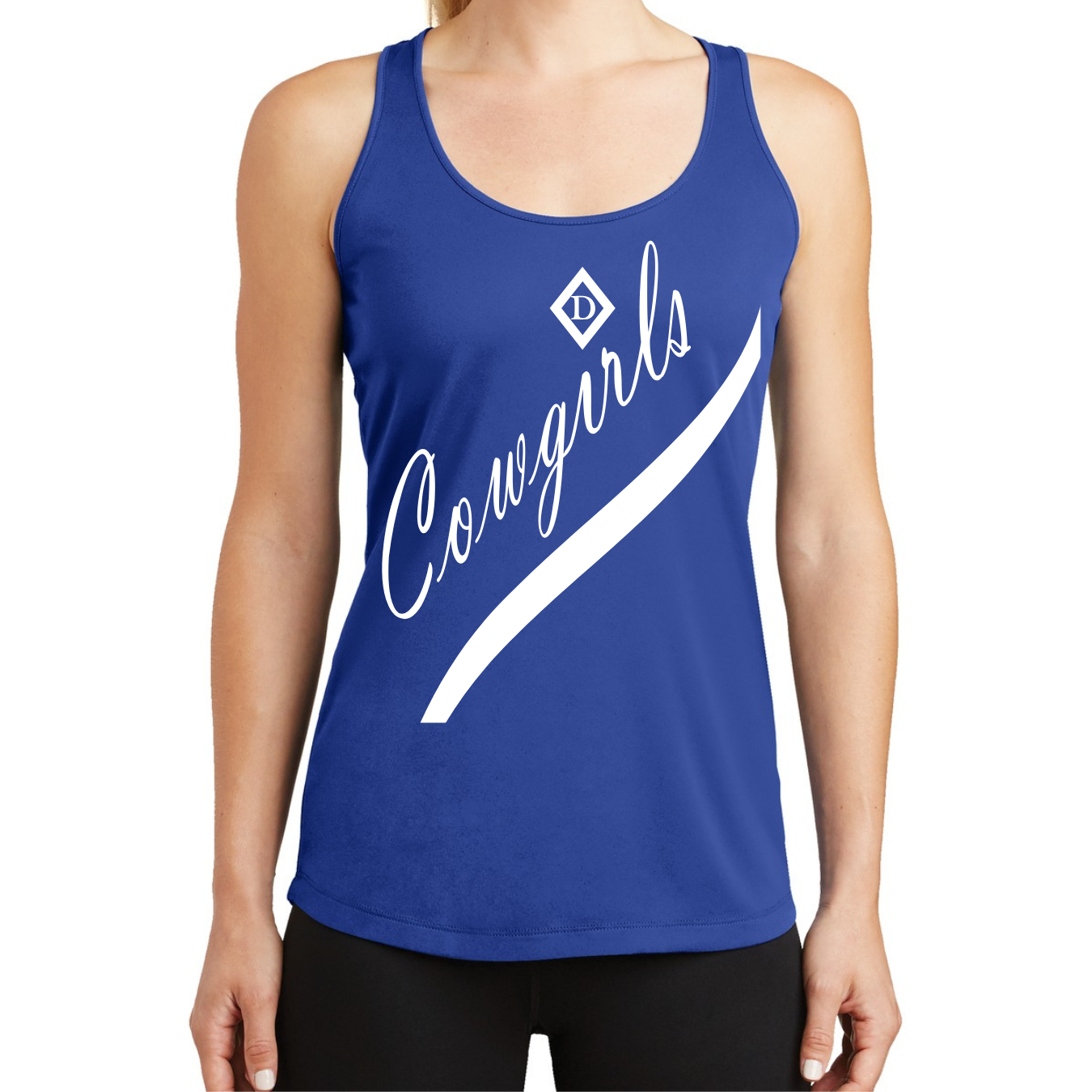Diamond D Cowgirls Racerback Tank